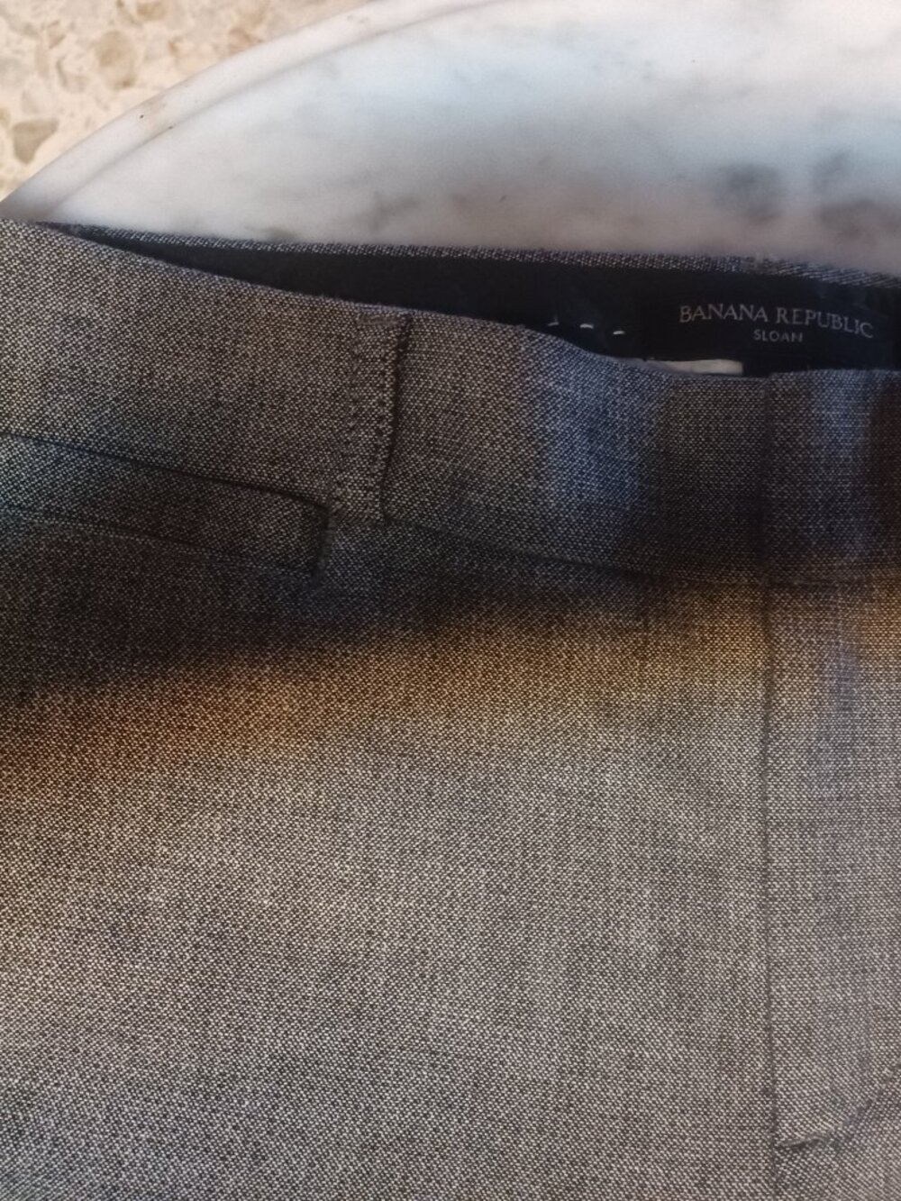 Banana Republic Sloan Women's Pull-On Dressy Stretchy Low-Rise Pants SZ 2 Gray - Picture 2 of 5